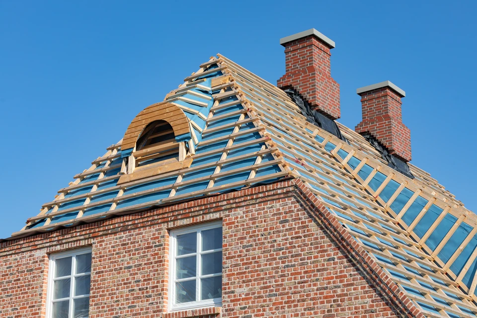 Toit d'une nouvelle maison